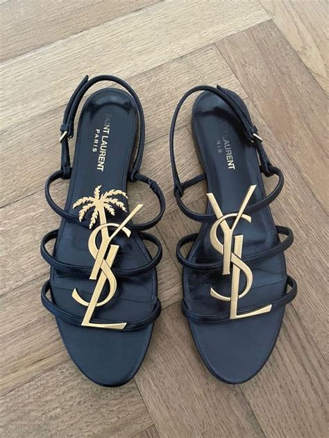 ysl sandalen flach mit seilen|Saint Laurent Sandals .